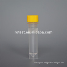 lab consumables 1.5ml flat bottom cryo tubes